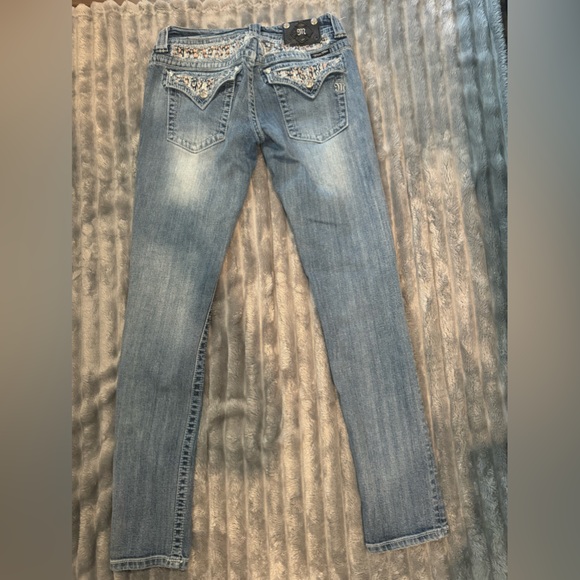 Miss Me Size 30 Skinny Jeans Light Wash - Picture 5 of 6